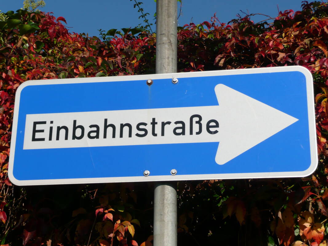 Einbahnstraße
